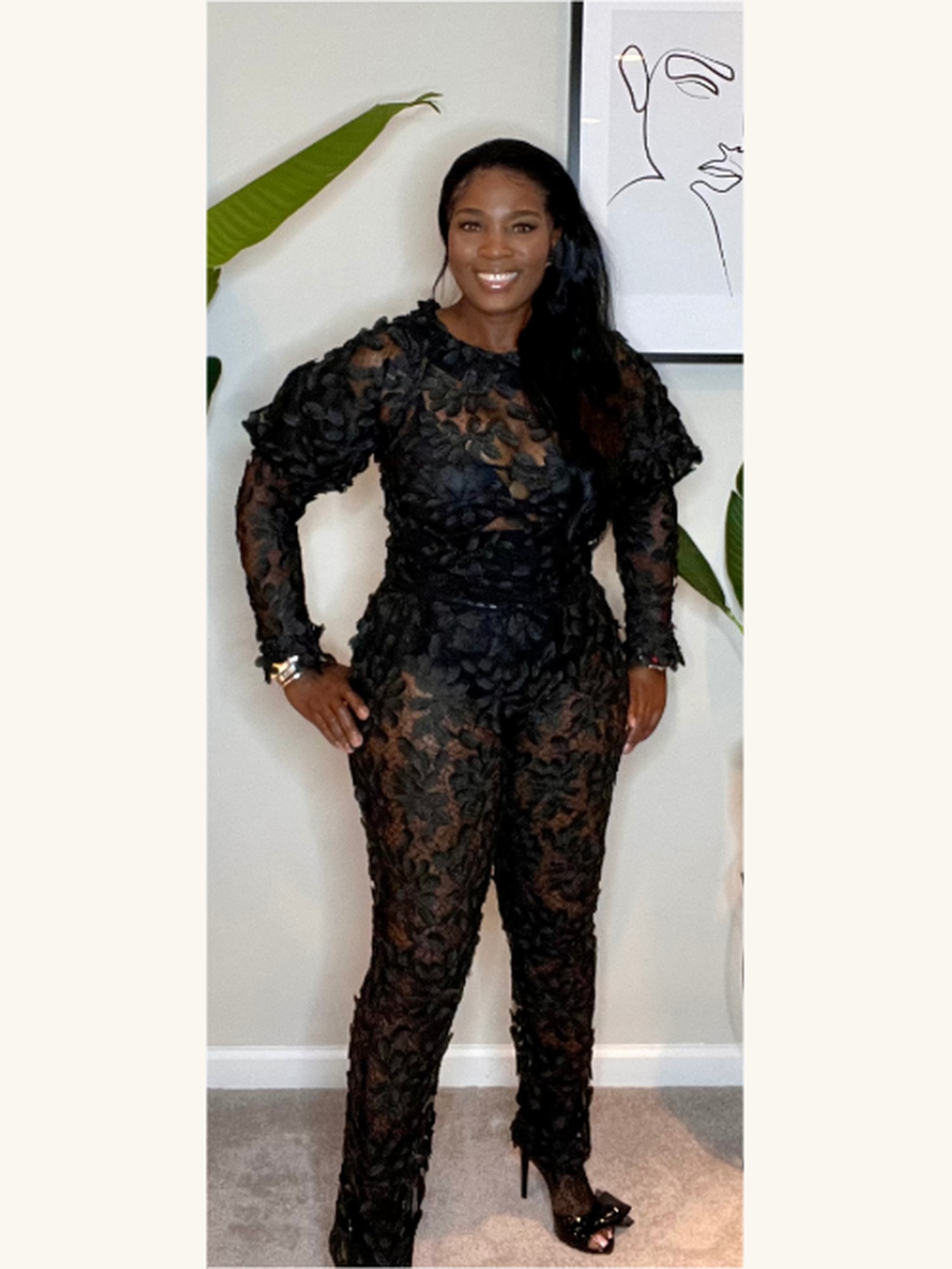The lace suit, second fitting